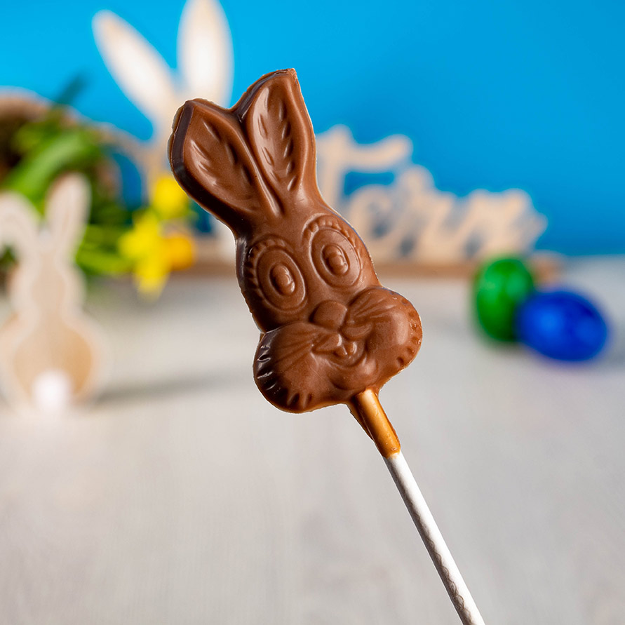 Chocolate Easter Bunny Lollipop