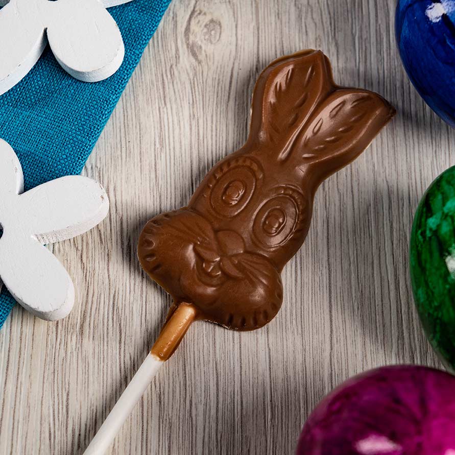 Chocolate Easter Bunny Lollipop