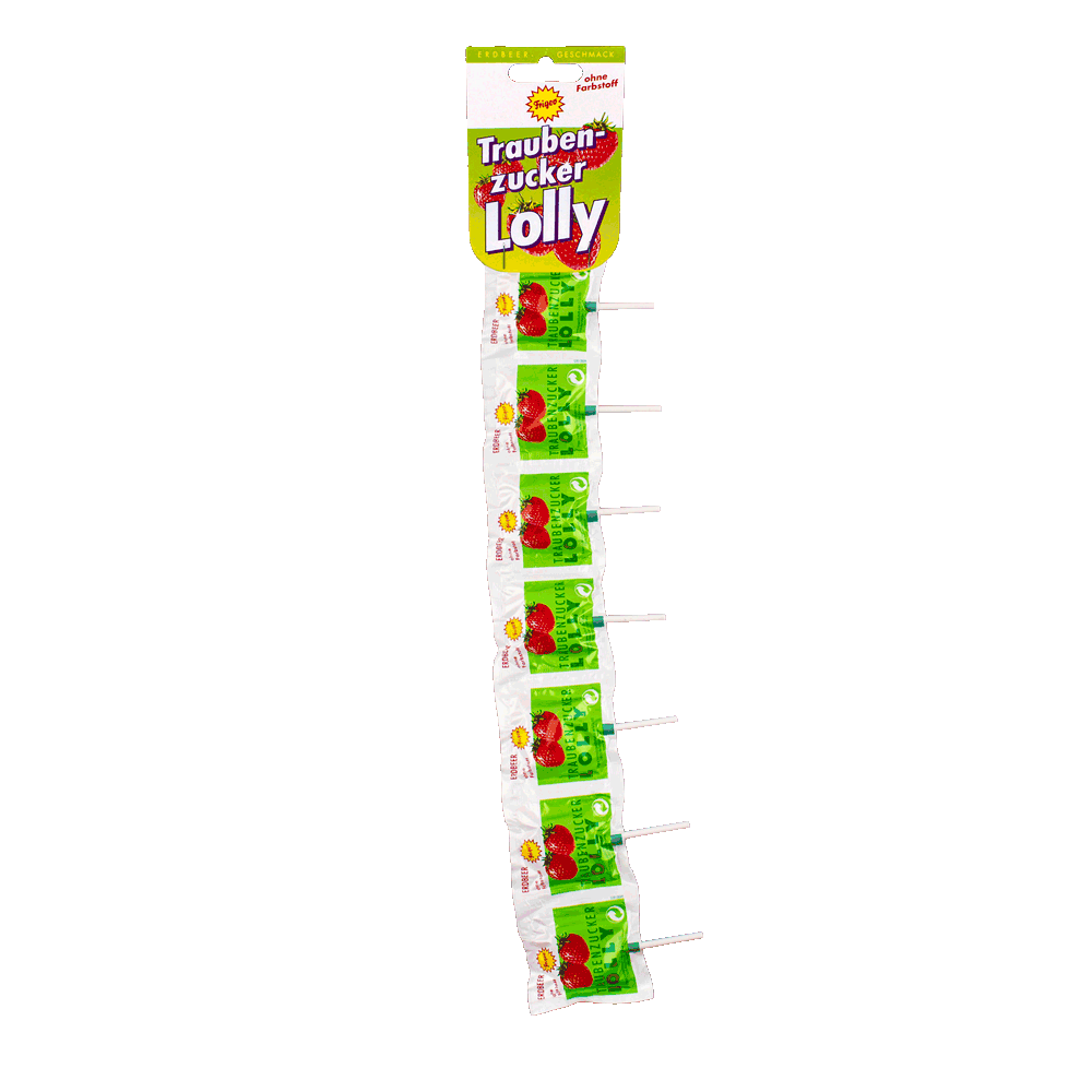 Lolli-Erdbeere-7er-300px Lecca-lecca al destrosio alla fragola - 7 pz.